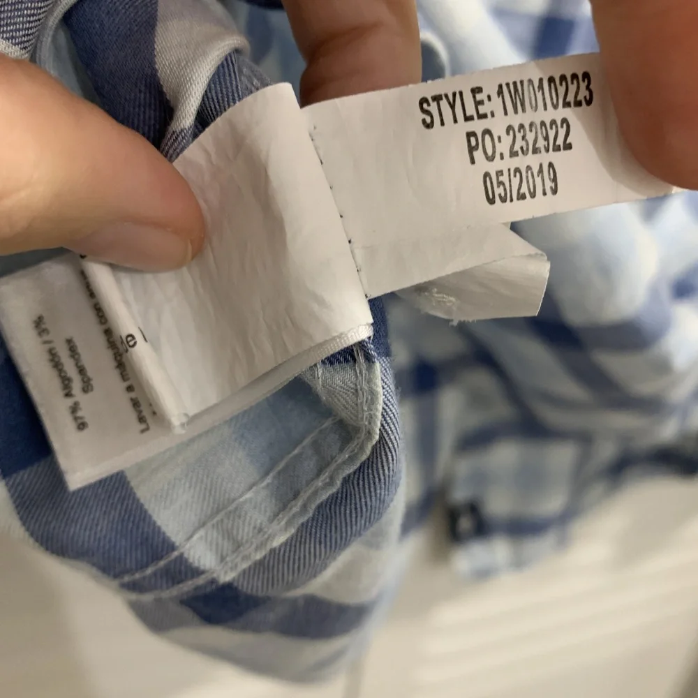 Vineyard Vines Check Long Sleeve Shirt Blue Size Medium - Picture 6 of 6